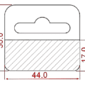 SELF ADHESIVE HOOKS Euro Medium Flexi Roll Form