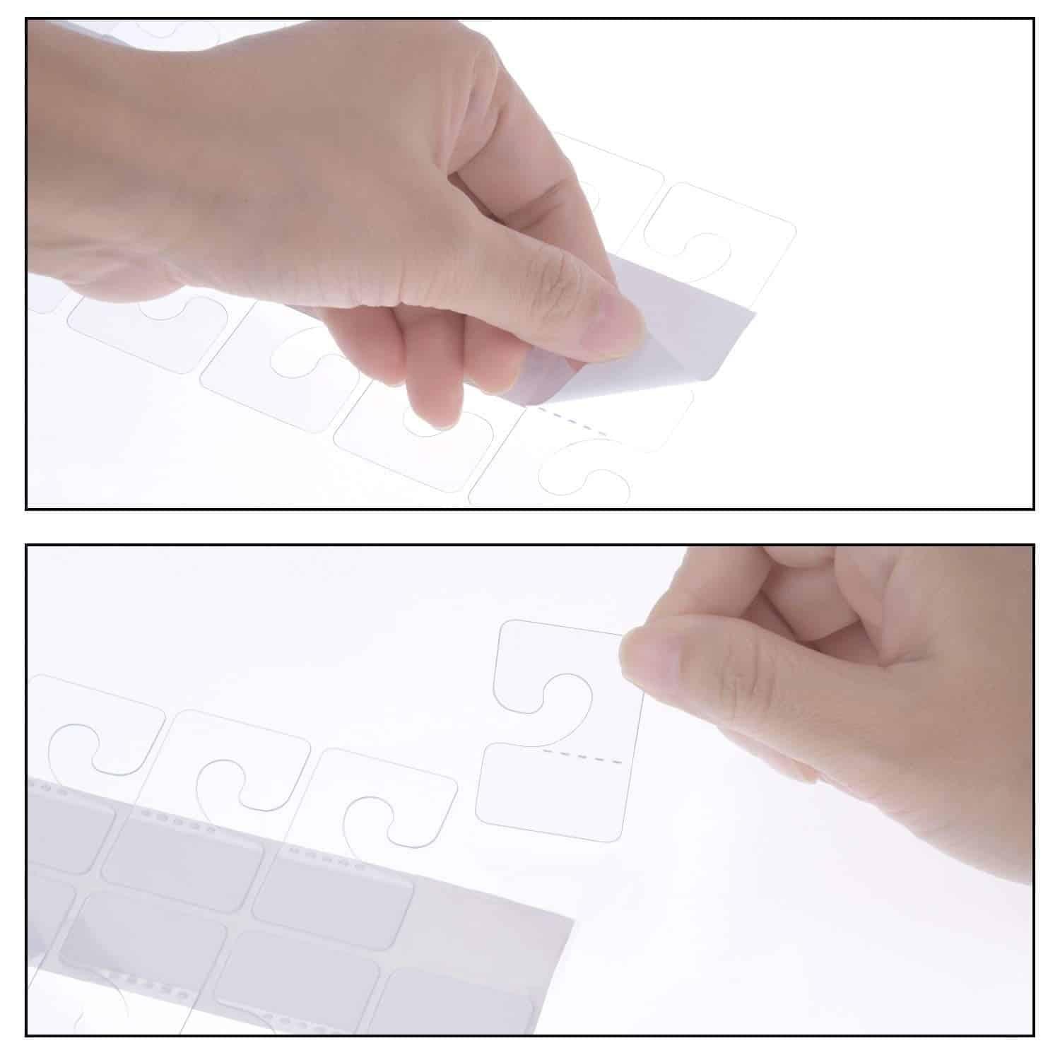 Self Adhesive Hang Tabs Hooks Display